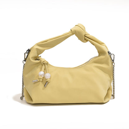 Ielgy New Chinese Style Chinese Style Dumpling Bag Ladies Shoulder Messenger Bag Chain Portable