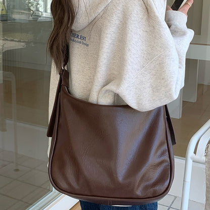 Ielgy High-End Feeling Large-Capacity Bag Retro Fashion Shoulder Bag Niche All-Match Tote Bag