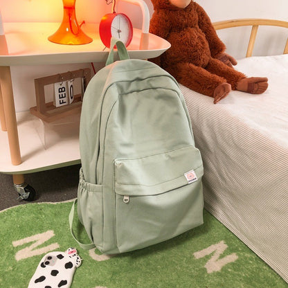Ielgy Japanese Backpack College Student Large-Capacity Schoolbag Female Korean Version Simple Backpack