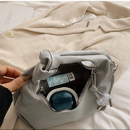 Ielgy New Chinese Style Chinese Style Dumpling Bag Ladies Shoulder Messenger Bag Chain Portable