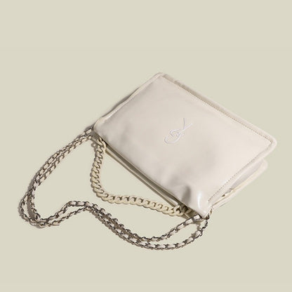 Ielgy Ladies High-End Underarm Pleated Bag Chain Fashion All-Match One-Shoulder Messenger