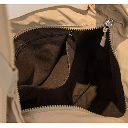 Ielgy Korean Version Large-Capacity Commuter Casual One-Shoulder Nylon Tote Bag Waterproof Sports Style Messenger Bag