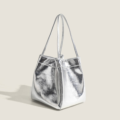 Ielgy Fashion Multi-Purpose Casual Korean Version Bucket Bag Niche Simple Underarm Handbag