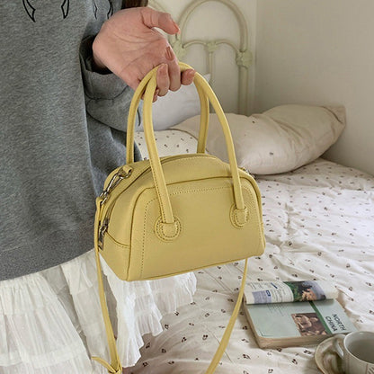 Ielgy Portable Bowling Bag Casual All-Match Small Fresh One-Shoulder Messenger Boston Pillow Bag