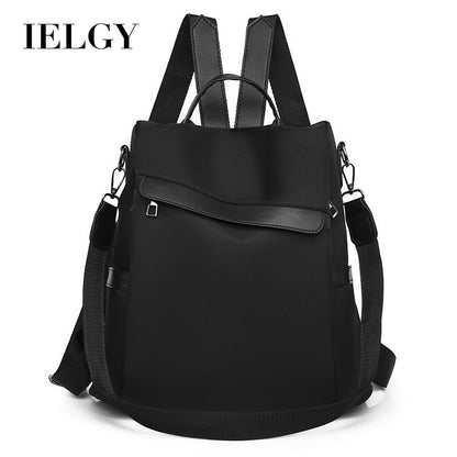 Ielgy Korean Version Anti-Theft Backpack Fashion Simple Multi-Purpose Oxford Travel Backpack
