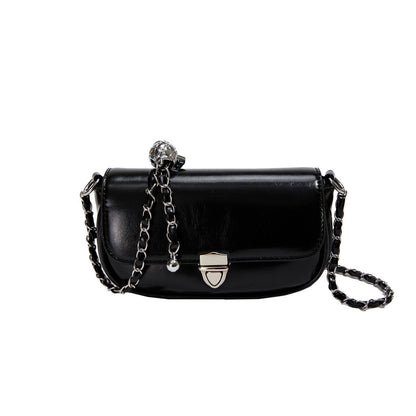 Ielgy Texture Mini Small Bag Fashion High-End Chain Shoulder Messenger Bag Small Square Bag