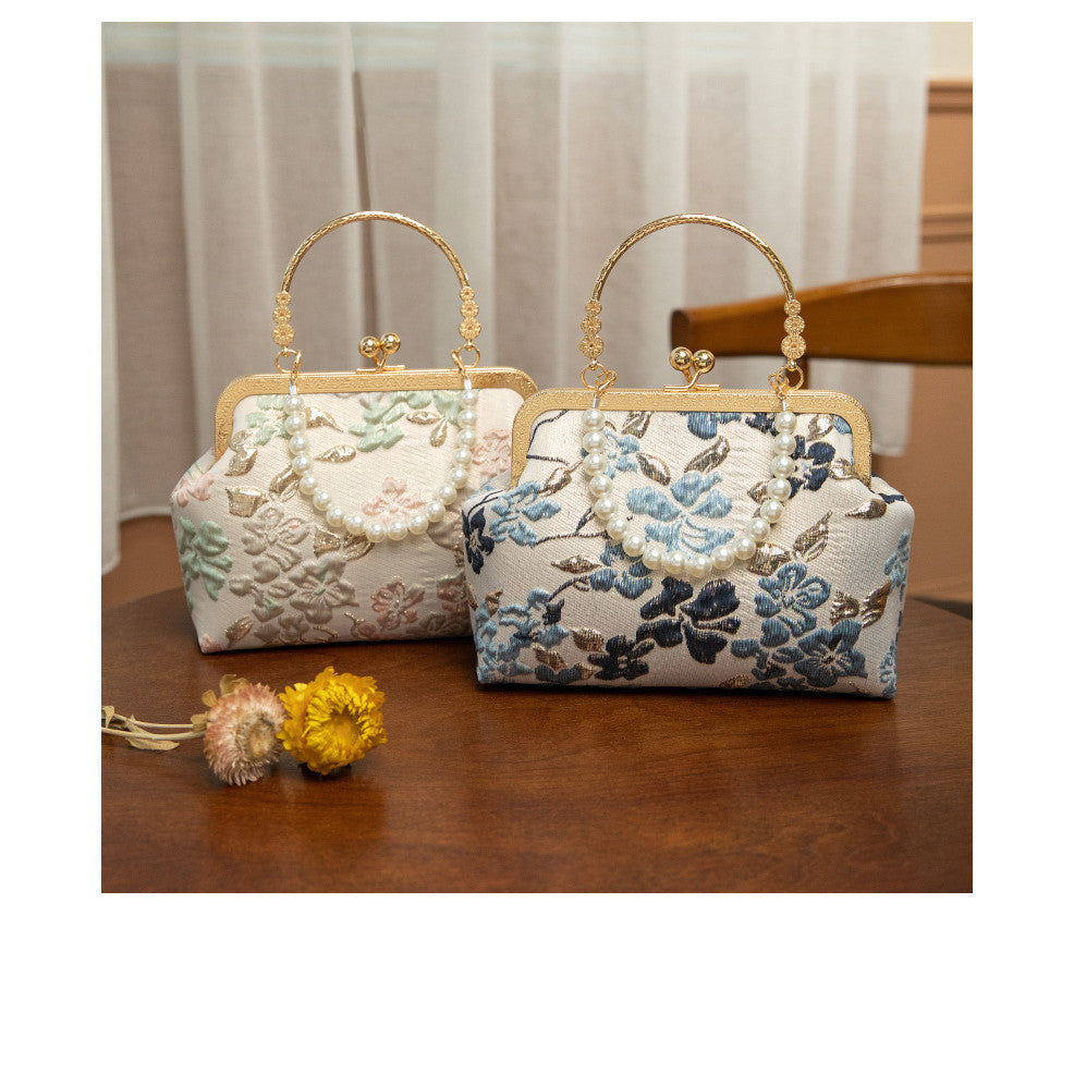 Ielgy Ladies Retro Temperament All-Match One-Shoulder Portable Cross-Body Ancient