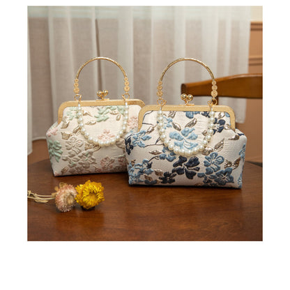 Ielgy Ladies Retro Temperament All-Match One-Shoulder Portable Cross-Body Ancient