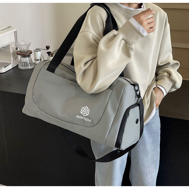 Ielgy Outing Messenger Dry Wet Separation Sports Gym Bag High-End Travel Luggage Bag Large Capacity Portable Travel Bag