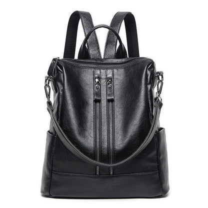 Ielgy Korean Version pu Leather Ladies Fashion Backpack Mommy Bag