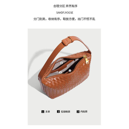 Ielgy Trendy All-Match Handbag Female Fashion Simple Niche Shoulder Armpit Bag