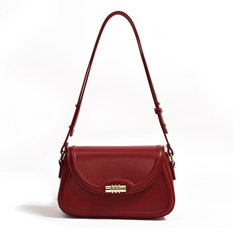 Ielgy Ladies Black Trendy Fashion Small Square Bag All-Match Casual Fashion Trendy Messenger Bag