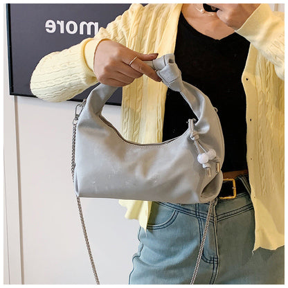 Ielgy New Chinese Style Chinese Style Dumpling Bag Ladies Shoulder Messenger Bag Chain Portable