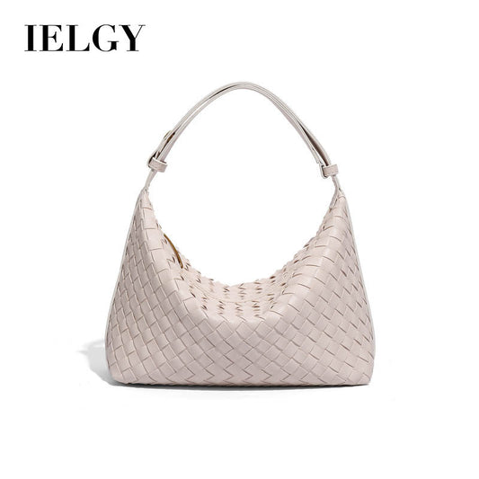 Ielgy Trendy All-Match Handbag Female Fashion Simple Niche Shoulder Armpit Bag