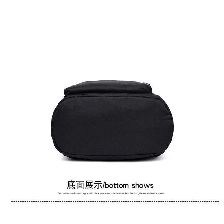 Ielgy Lightweight Oxford Cloth Backpack Female Korean Version Nylon Canvas Student Leisure Travel Small Backpack