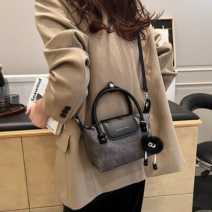 Ielgy Korean Version Fashion One-Shoulder Portable Dumpling Bag High-End Feeling All-Match Cross-Body