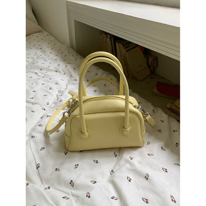 Ielgy Portable Bowling Bag Casual All-Match Small Fresh One-Shoulder Messenger Boston Pillow Bag