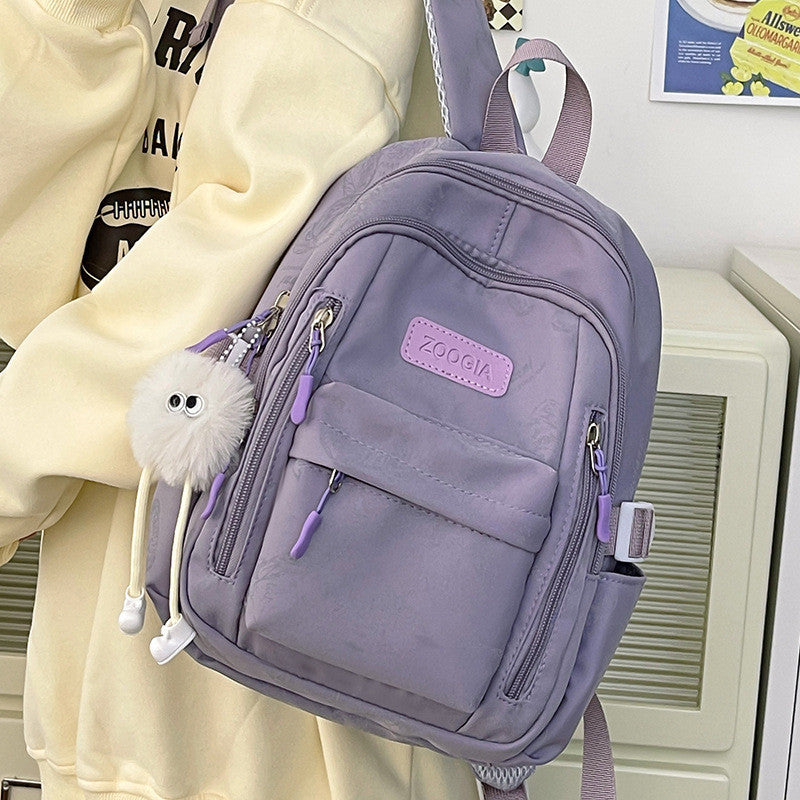 Ielgy Ladies Backpack Reflective Bear Casual Backpack College Student Travel Small Backpack