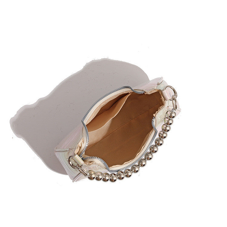 Ielgy Ladies Crescent Underarm Bag High-End Fashion Diagonal All-Match Shoulder Bag