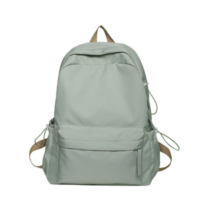 Ielgy Large-Capacity Backpack Student All-Match Schoolbag Commuter Outing Travel Commuter Backpack