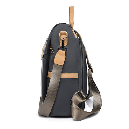 Ielgy Korean Version Anti-Theft Backpack Fashion Simple Multi-Purpose Oxford Travel Backpack