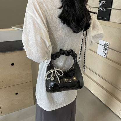 Ielgy Niche Design Cloud Bag All-Match Shoulder Armpit Bag