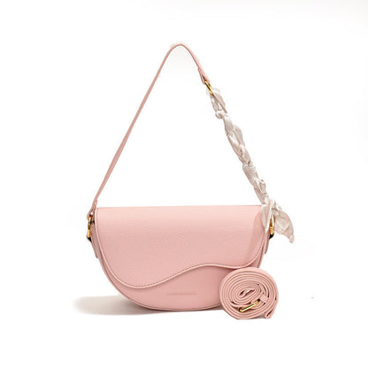 Ielgy Niche Design Handbag Fashion Simple Platinum Bag All-Match Shoulder Messenger Bag