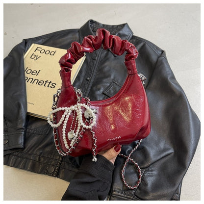 Ielgy Niche Design Cloud Bag All-Match Shoulder Armpit Bag