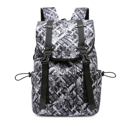 Ielgy Outdoor Trendy Fashion Schoolbag Travel Backpack College Student Men Women Casual Computer Backpack
