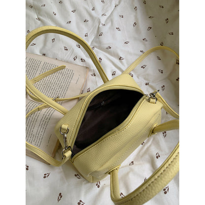 Ielgy Portable Bowling Bag Casual All-Match Small Fresh One-Shoulder Messenger Boston Pillow Bag