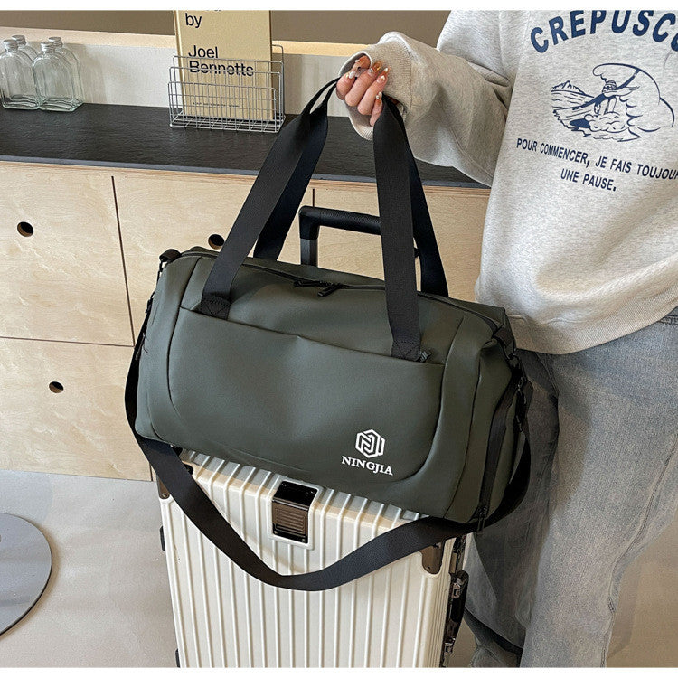 Ielgy Outing Messenger Dry Wet Separation Sports Gym Bag High-End Travel Luggage Bag Large Capacity Portable Travel Bag