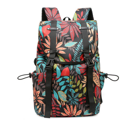 Ielgy Outdoor Trendy Fashion Schoolbag Travel Backpack College Student Men Women Casual Computer Backpack