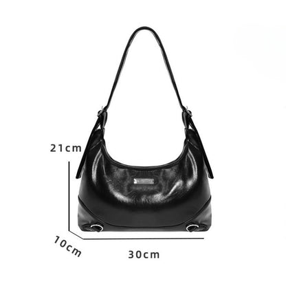 Ielgy Ladies Premium Texture Tote Bag Commuter Large Capacity Soft Leather Shoulder Messenger Bag