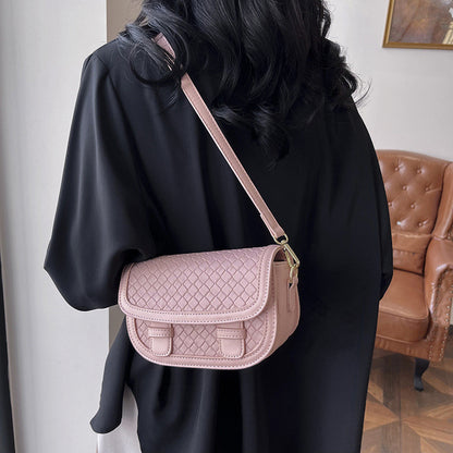 Ielgy High-End Texture Female Bag All-Match Cross-Body Western Style Super Hot Sadd
