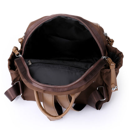 Ielgy Casual Ladies Oxford Backpack Fashion Multifunctional Lightweight Outdoor Travel Backpack Trendy
