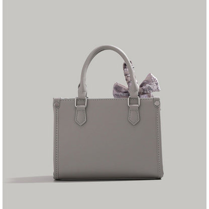 Ielgy Commuter Tote Bag High-End Pattern Embroidery Portable One-Shoulder Diagonal Shopping Bag (Ribbon Style Random Shipping)