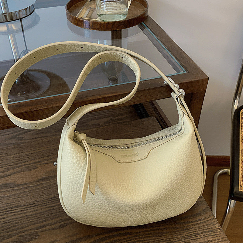 Ielgy High-End Niche Design Bag Ladies All-Match Commuter Large-Capacity One-Shoulder Messenger Du
