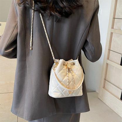 Ielgy High-End Simple Casual All-Match Retro Trendy One-Shoulder Messenger Bag