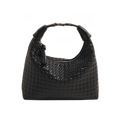 Ielgy Hand-Carry Fashion Pea Bag Simple Casual All-Match One-Shoulder High-End Cross-Body Female Bag