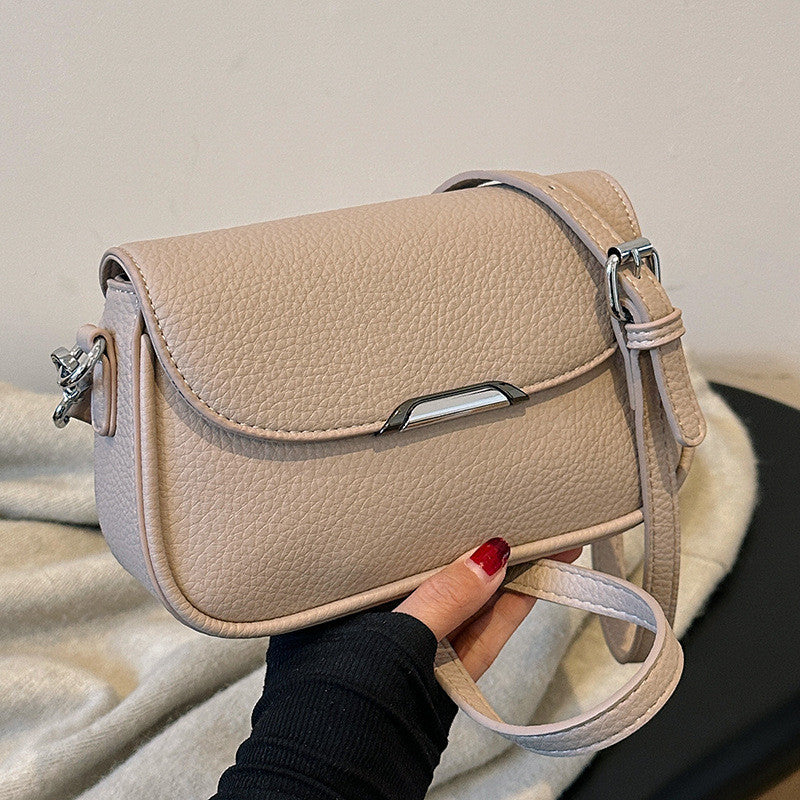 Ielgy Ladies Bag High-End Fashionable All-Match One-Shoulder Cross-Body Small Square