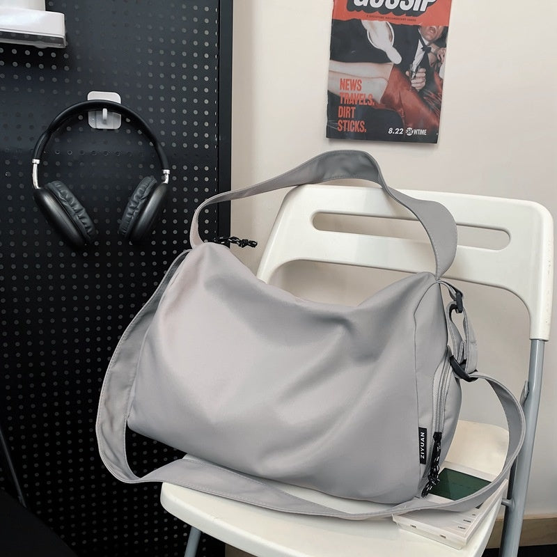 Ielgy Leisure Large-Capacity Travel Bag All-Match Simple Cross-Body Sports Yoga Gym Bag Waterproof Backpack