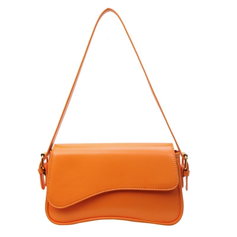 Ielgy One-Shoulder Temperament Fashion Texture Messenger Bag Simple All-Match Niche Design Underar