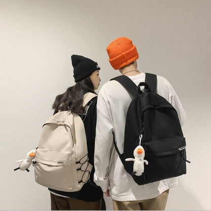 Ielgy Backpack Simple Large Capacity Travel Backpack Casual Japanese Student School Bag