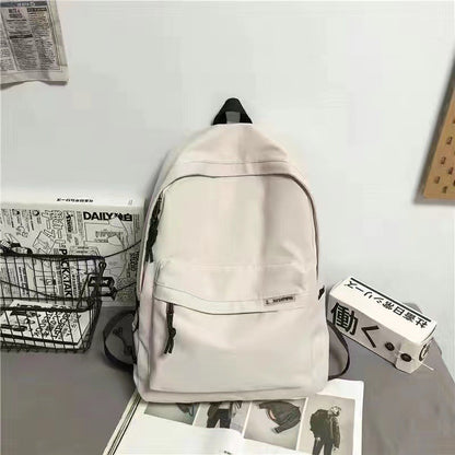 Ielgy Backpack Simple Large Capacity Travel Backpack Casual Japanese Student School Bag