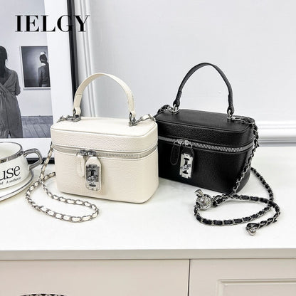 Ielgy High-End Texture Mini Chain Fashion Female Bag Handbag Simple All-Match Shoulder Bag