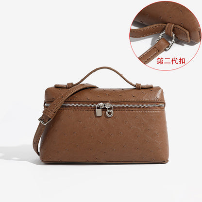 Ielgy Ladies Lunch Box Bag Shoulder Crossbody Portable Cosmetic Bag