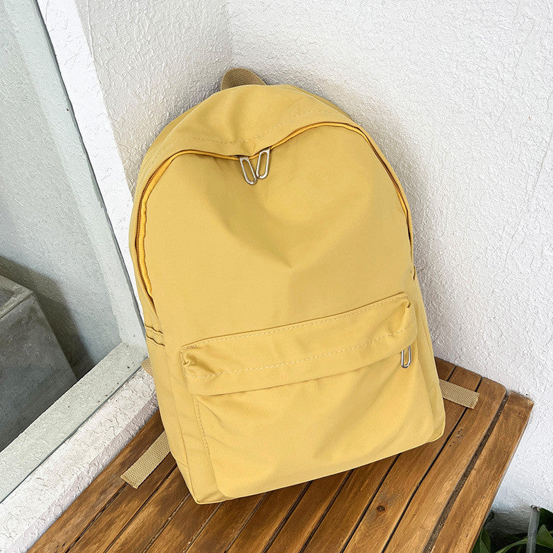 Ielgy Backpack Nylon Ultra-Light Casual Bag Japanese Large-Capacity Travel Bag Student School Bag