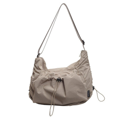 Ielgy Nylon Cloth Tote Bag Large Capacity Can Cross-Body All-Match One-Shoulder Class Com