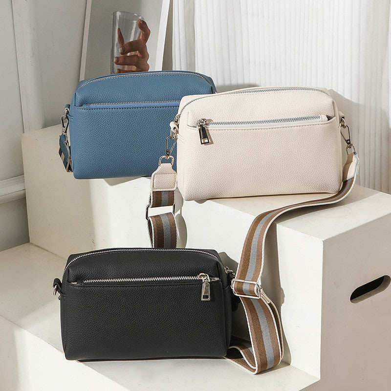 Ielgy Large-Capacity Cross-Body Ladies One-Shoulder Small Square