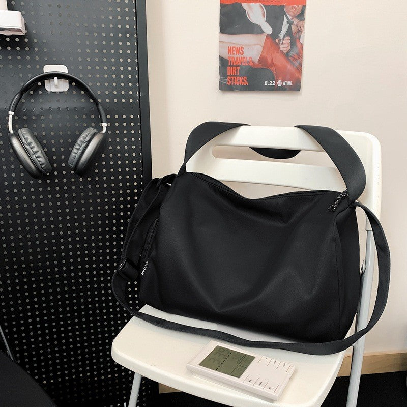 Ielgy Leisure Large-Capacity Travel Bag All-Match Simple Cross-Body Sports Yoga Gym Bag Waterproof Backpack